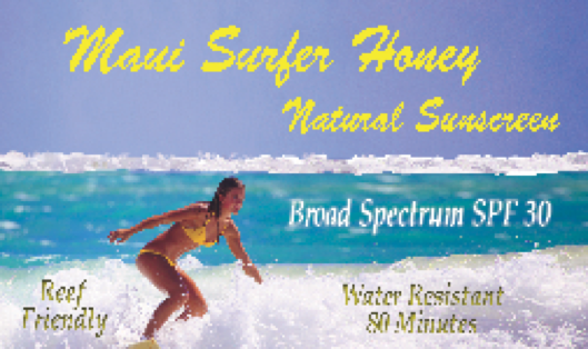 maui surfer honey natural sunscreen